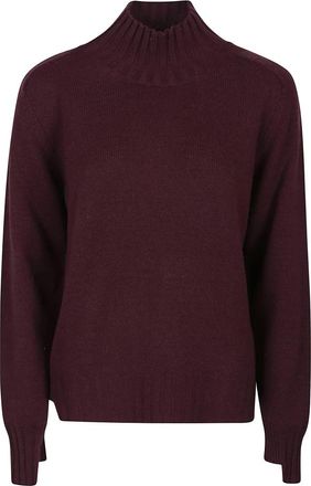Canessa Volcano Neck Trui - Dames - Coltruien - Bruin - S - Kasjmier - Truien & Vesten