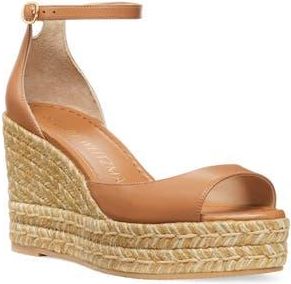 Stuart Weitzman Nudistia Espadrille Wedge Sandal in Tan at Nordstrom Rack, Size 6.5