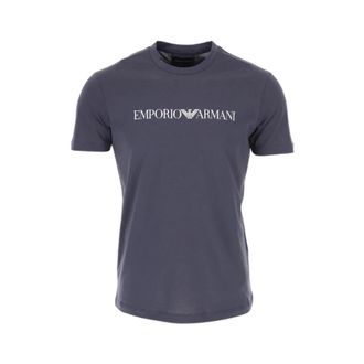Emporio Armani Basis Ronde Hals T-Shirt Inkt - Heren - T-shirts - Grijs - XL - Katoen - Tops