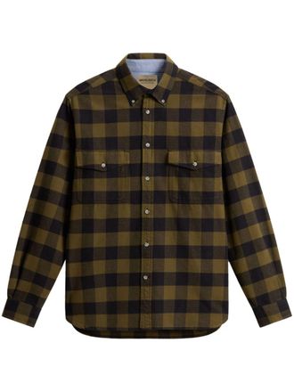 Woolrich Geruit overhemd - Groen