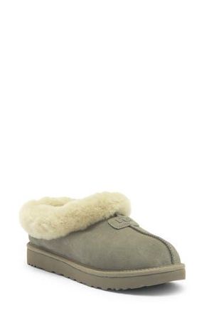 UGG Tazzette Genuine Shearling Collar Slipper in Moss Green at Nordstrom Rack, Size 7