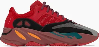 Yeezy by Kanye West Mens Boost 700 Hi Res Sneakers - Red - Size: 7.5