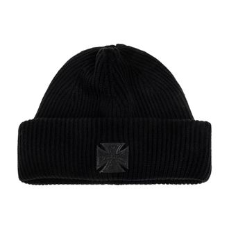 VETEMENTS Beanies, female, Black, Size: ONE SIZE Wool Beanie With Logo