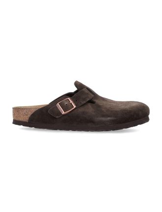 Birkenstock Boston Suede Clogs