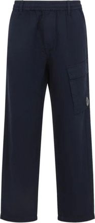 C.P. Company Cotton Lens Cargo Broek - Heren - Straight fit broeken - Blauw - S - Katoen - Broeken