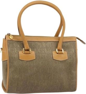 Gucci Pre-owned Leren Handtas - Dames - Vintage Handtas - Beige - ONE Size - Leer - Vintage
