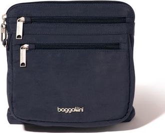 Baggallini Securtex Anti-Theft Crossbody Bag in French Navy at Nordstrom