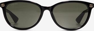 Gucci Runde Acetat-Sonnenbrille GG Marmont