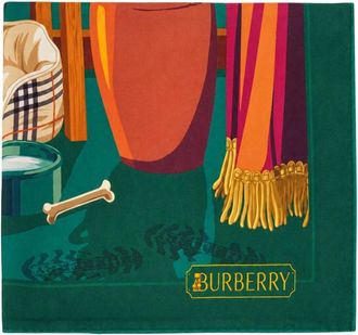 Burberry Zijden Vierkante Sjaal 90 x 90 - Dames - Zijden sjaals - Veelkleurig - ONE Size - Accessoires