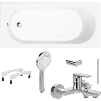 Villeroy & Boch Villeroy&boch - Pack Ba&ntilde;era 170 X 75 Villeroy Et Boch O Novo Con Pies Y Grifo