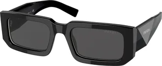 Prada Grey Rectangular Mens Sunglasses PR 06YSF 09Q5S0 54