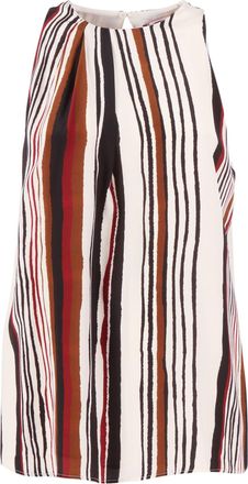 Max Mara Top Canottiera In Tes. Ancora