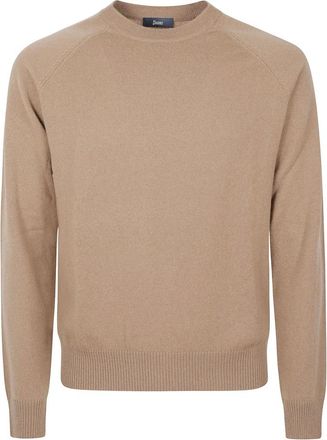 Herno Maglieria Girocollo - - Knitwear - Uomo - Beige - S