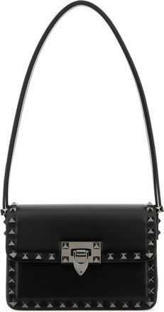 Valentino Garavani Borsa - Dames - Schoudertassen - Zwart - ONE Size - Leer - Tassen