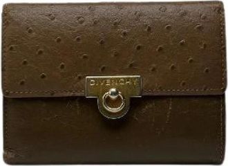 Givenchy Pre-owned Wallet - Dames - Vintage Accessoires - Bruin - ONE Size - Leer - Vintage