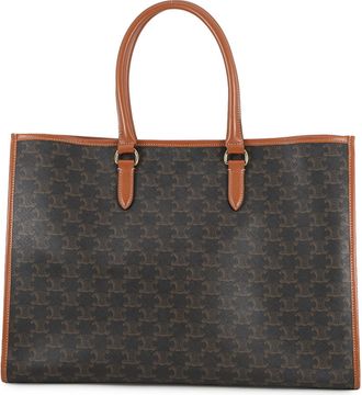 Celine Gold Pvc Leather Tote Bag (Pre-Owned)