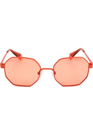 Polaroid Womens PLD6067S-2M5HE PLD6067S 53 2M5HE Sunglasses - Red - One Size