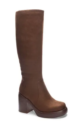 Dirty Laundry Go Girl Platform Boot in Brown at Nordstrom, Size 8.5