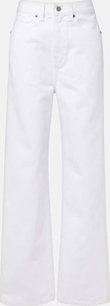 Khaite Jeans regular Bonnie a vita alta