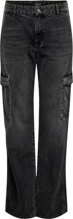 Only Cargo Jeans voor vrouwen - Dames - Flared Jeans - Zwart - W29 - Denim - Jeans