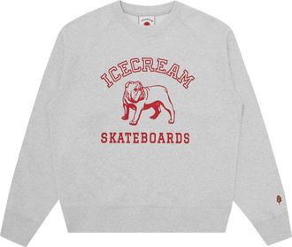 Icecream Felpa Skateboard con stampa - Grigio
