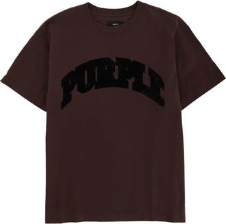 Purple T Shirt With Logo