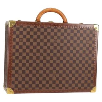 Louis Vuitton Pre-owned Vintage Canvas Handtas - Dames - Pre-owned - Bruin - Maat: ONE Size