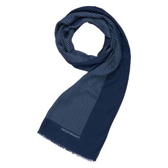Armani Winter sjaals - Heren - Accessoires - Blauw - Maat: ONE Size