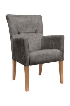 HOME AFFAIRE Armlehnstuhl »King« () Esszimmerstuhl mit Knopfheftung