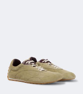 Bottega Veneta Orbit Flash suede sneakers