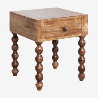 Sklum Confezione da 2 comodini 45x50 cm in legno di mango Tessaia SKLUM