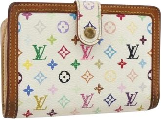 Louis Vuitton Pre-owned Wallets, female, White, Size: ONE SIZE Pre-owned Canvas Wallet