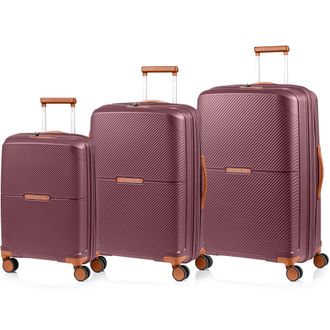 Champs Luggage Vintage Aura / 3-Piece Luggage Set / Black