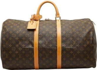 Louis Vuitton Pre-owned Weekend Bags, female, Brown, Size: ONE SIZE Pre-owned Weekend Bag