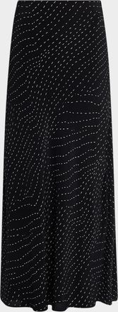 Rag & Bone Wren Printed A-Line Skirt
