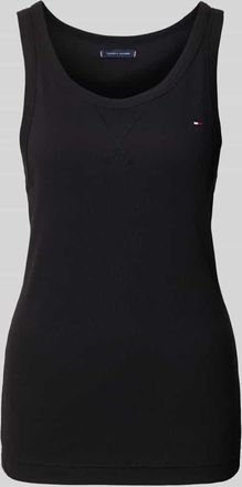 Tommy Hilfiger Slim Fit Tank Top aus Baumwoll-Mix im 2er-Pack in Black, Größe XXL