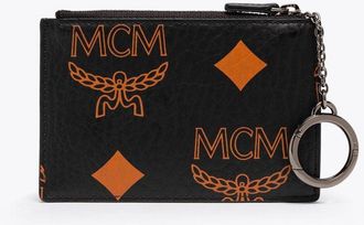MCM Aren Key Pouch In Maxi Monogram Visetos