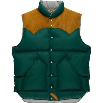 Fortela Rocky Mountain Featherbed Down Vest in Pine Green at Nordstrom, Size 40 Eu