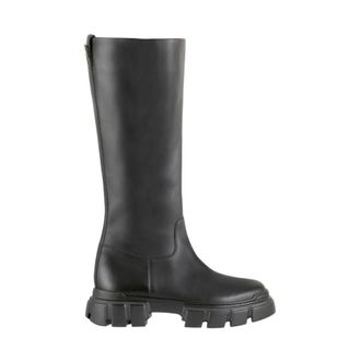 H&ouml;gl Zwarte Enkellaarzen voor Dames - Dames - Schoenen - Zwart - Maat: 38 1/2 EU Vinyl