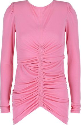Givenchy Ruched Long-Sleeve Top