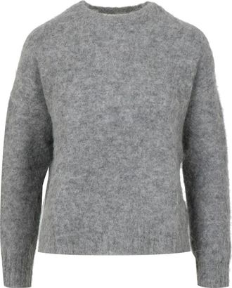 Roy Rogers Alpaca Pullover - Dames - Ronde hals truien - Grijs - S - Truien & Vesten