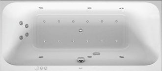 Duravit Duravit - Ba&ntilde;era De Hidromasaje Happy D.2, Versi&oacute;n Empotrada, 2