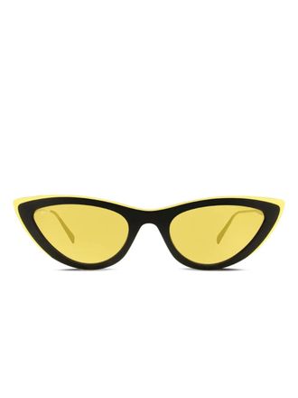 MCM Occhiali da sole cat-eye - Nero