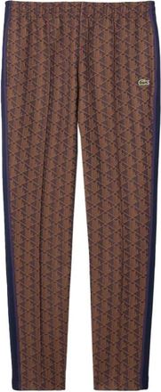 Lacoste Paris Monogram Trainingsbroeken - Heren - Sweatpants - Bruin - S - Katoen - Broeken