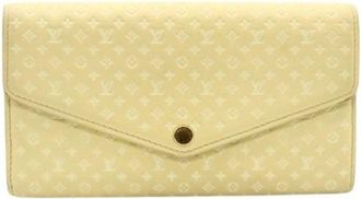Louis Vuitton Jaune Yellow Monogram Long Wallet (Tri-Fold) (Pre-Owned)