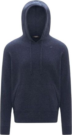 K-Way Hoodies & sweatvesten, Heren, Blauw, 2Xl, Katoen, Hoodie