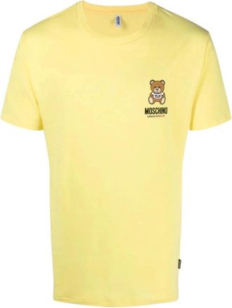Moschino Teddybeer T-shirt - Heren - T-shirts - Geel - S - Katoen - Tops