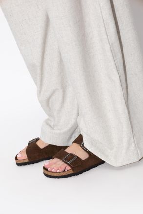 Birkenstock Arizona BS Slides, Womens, Brown