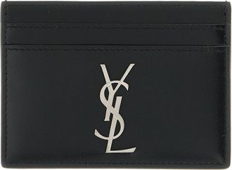 Saint Laurent Monogramme Portafogli Nero-Uomo