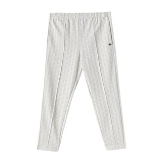 Lacoste Paris Monogram Sweatpants - Heren - Broeken - Grijs - Maat: 2XL Katoen